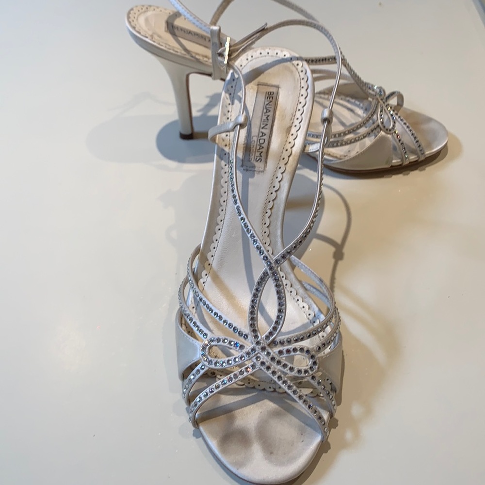 Benjamin Adams silk sling back sandal